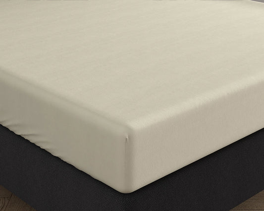 Hoeslaken Dubbel Jersey - Crème