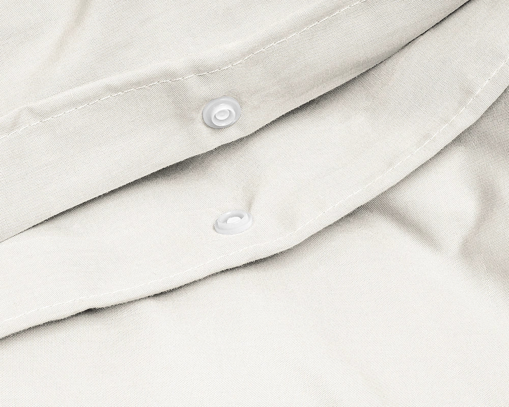 Dekbedovertrek Uni Percal Crème