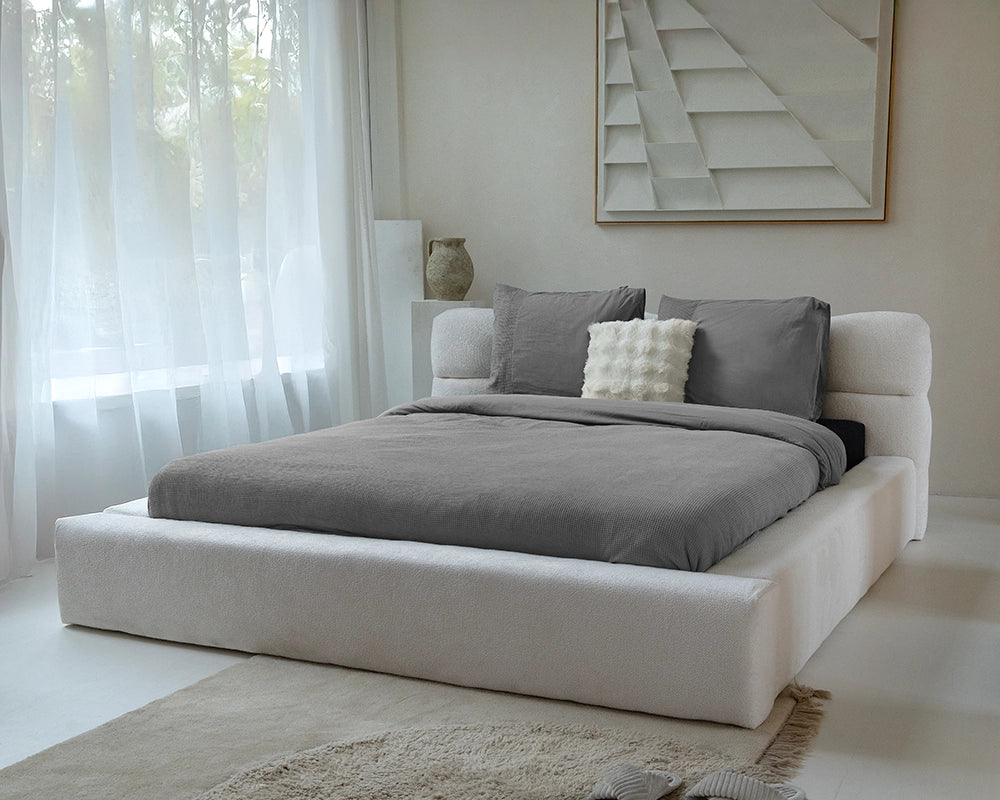 Dekbedovertrek Waffle Grijs