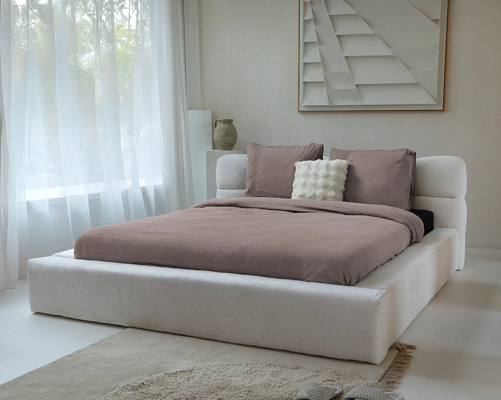 Dekbedovertrek Waffle Taupe