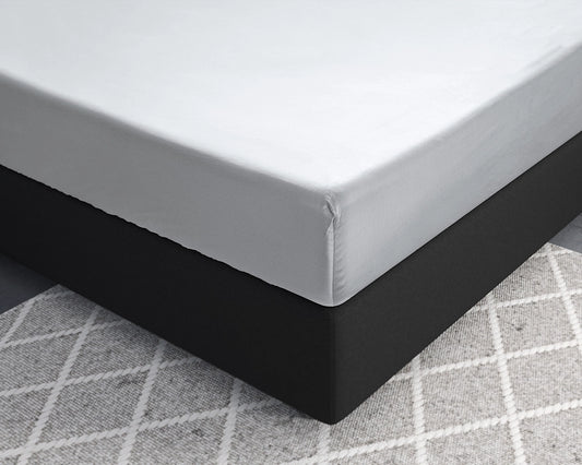 Hoeslaken Satijn - Wit