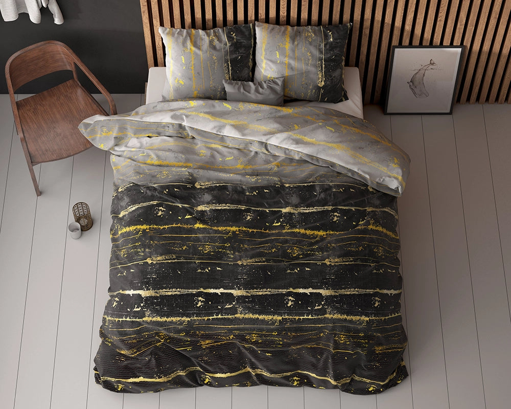 Dekbedovertrek Scratchy Antraciet