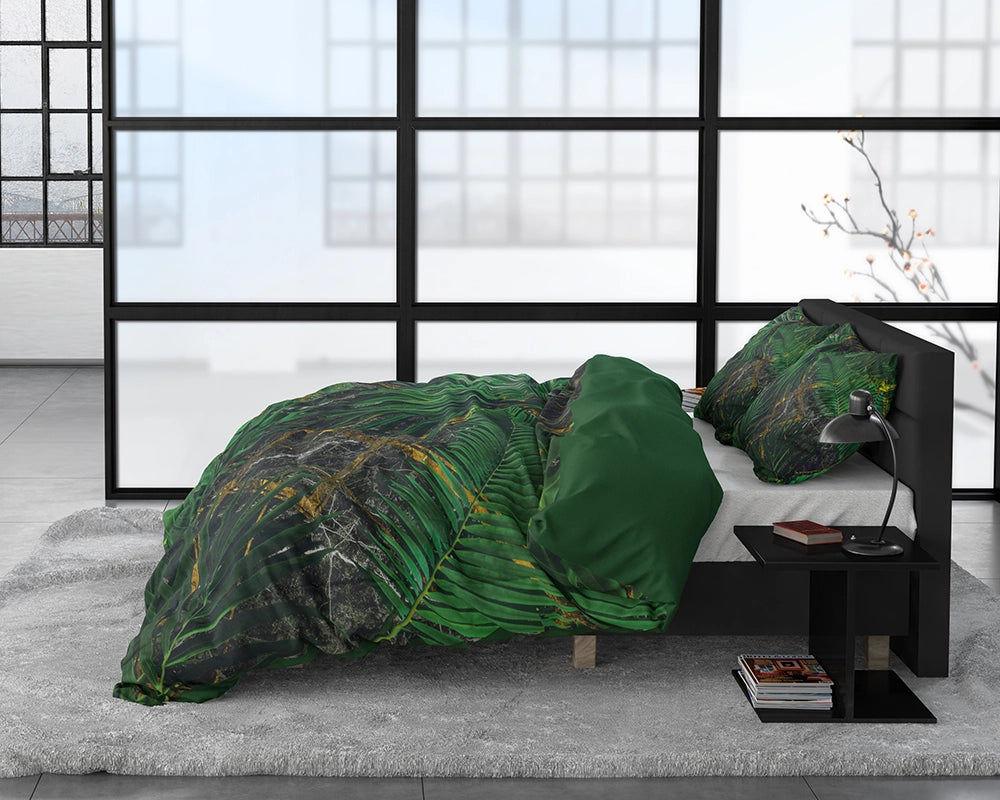 Dekbedovertrek Avena Groen