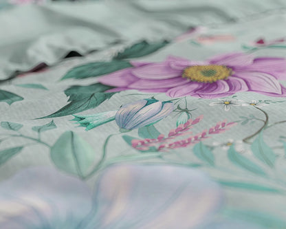 Dekbedovertrek Flore Blauw