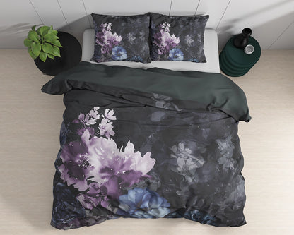 Dekbedovertrek Delora Zwart