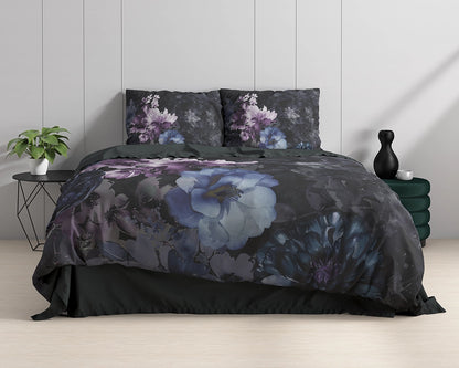 Dekbedovertrek Delora Zwart