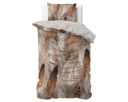 Dekbedovertrek Feathura Taupe