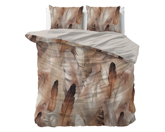 Dekbedovertrek Feathura Taupe