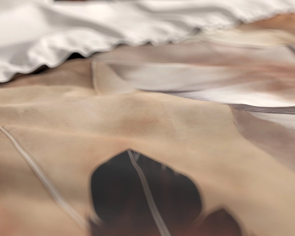 Dekbedovertrek Feathura Taupe