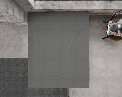 Hoeslaken Flanel - Antraciet