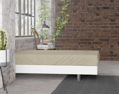 Hoeslaken Flanel - Taupe