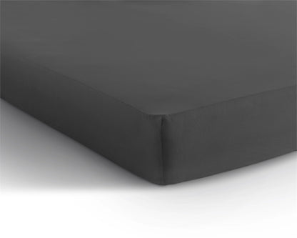 Hoeslaken Dubbel Jersey - Antraciet