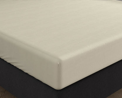 Hoeslaken Dubbel Jersey - Crème