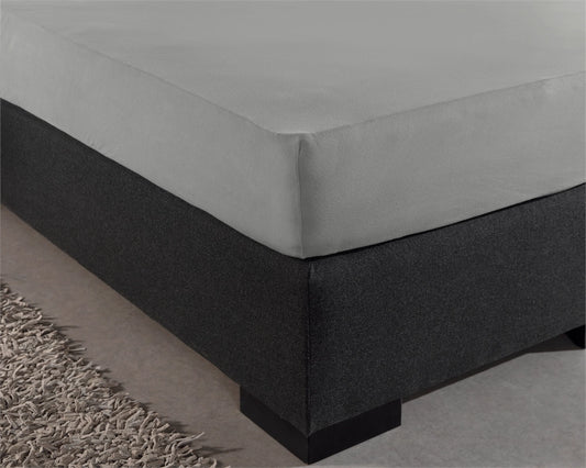 Hoeslaken Dubbel Jersey - Grijs