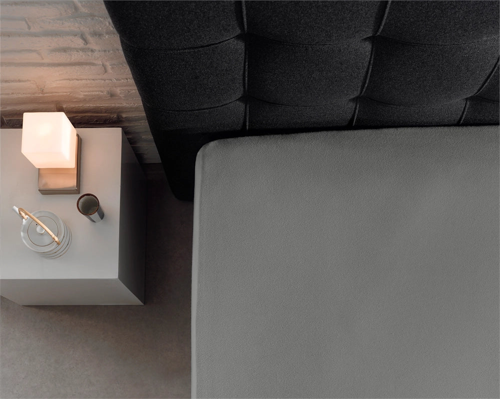 Hoeslaken Dubbel Jersey - Grijs