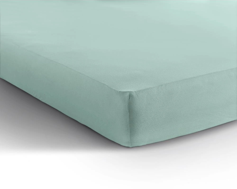 Hoeslaken Dubbel Jersey - Mintgroen