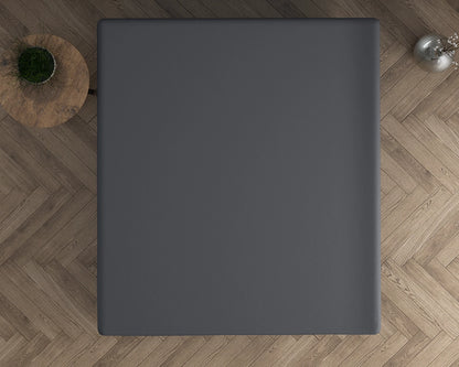 Hoeslaken Topper Dubbel Jersey - Antraciet