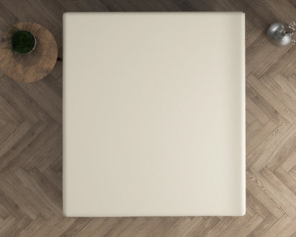 Hoeslaken Topper Dubbel Jersey - Crème