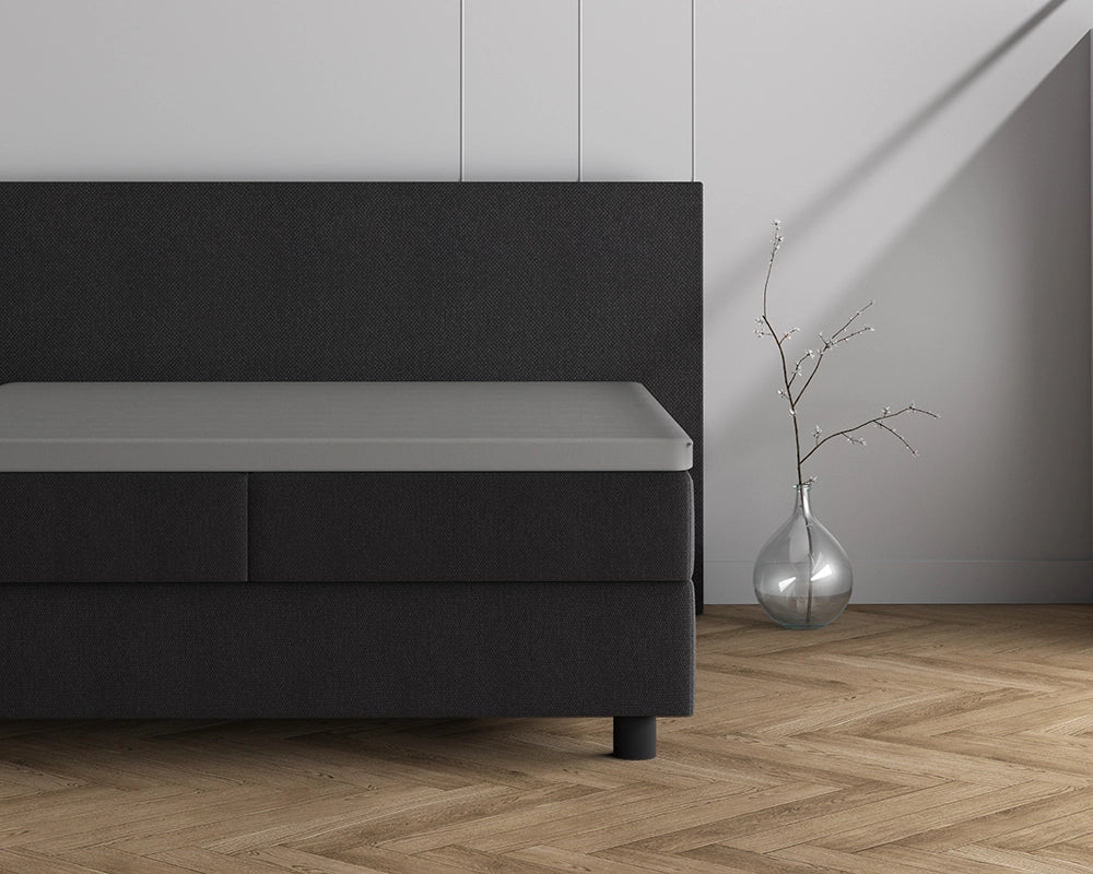 Hoeslaken Topper Dubbel Jersey - Grijs