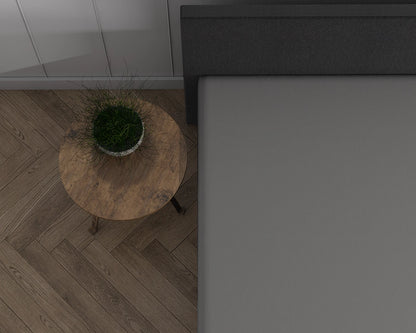 Hoeslaken Topper Dubbel Jersey - Grijs