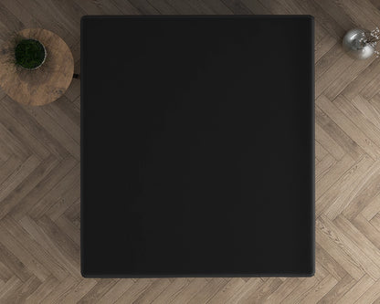 Hoeslaken Topper Dubbel Jersey - Zwart