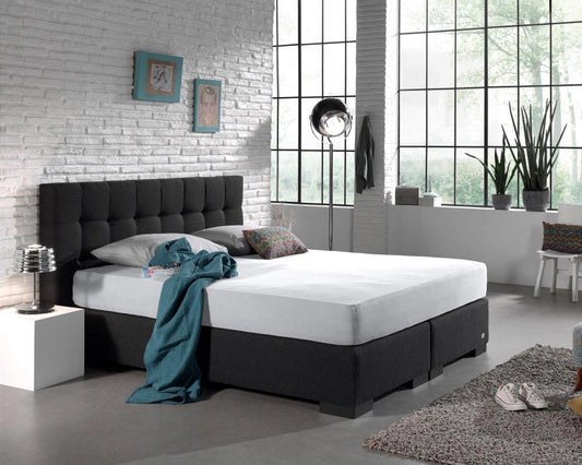 Hoeslaken Dubbel Jersey - Wit