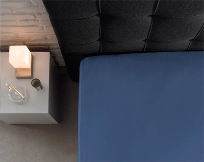 Hoeslaken Jersey - Blauw