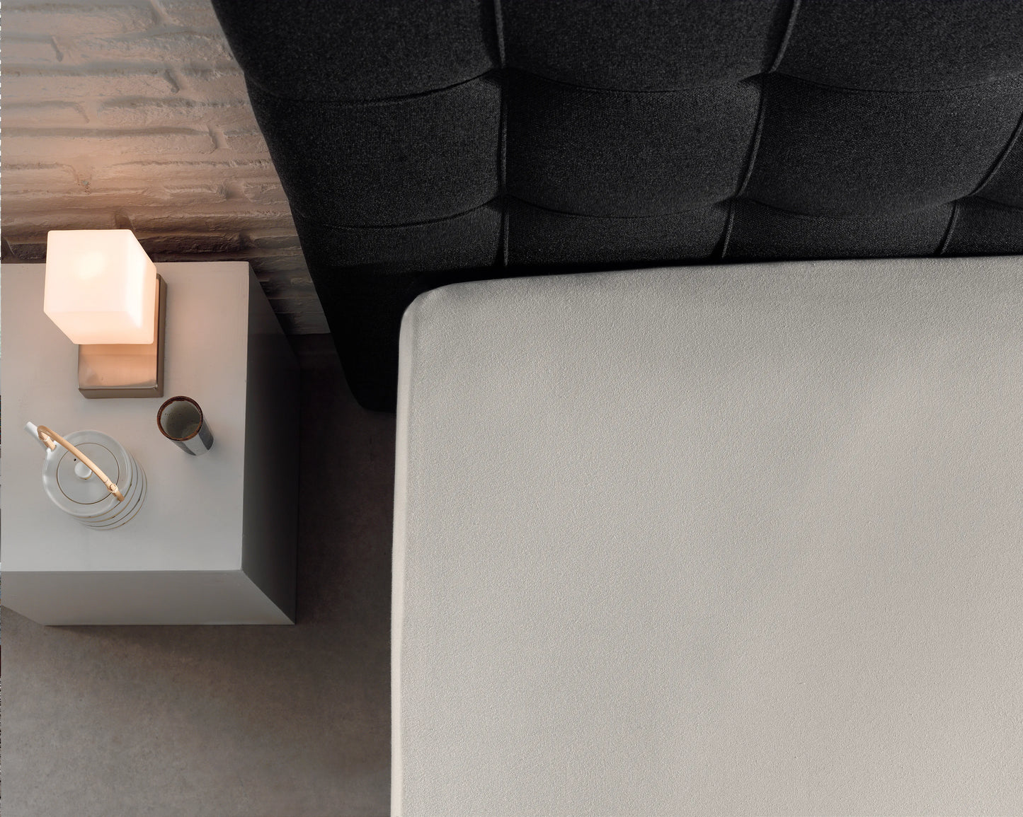 Hoeslaken Jersey - Crème