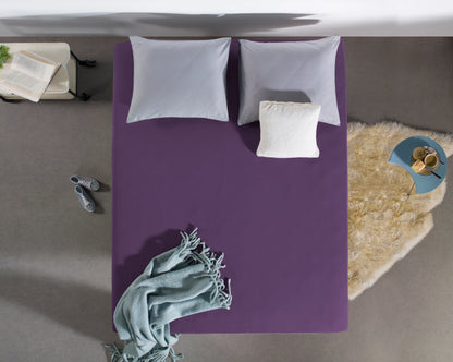 Hoeslaken Jersey - Paars