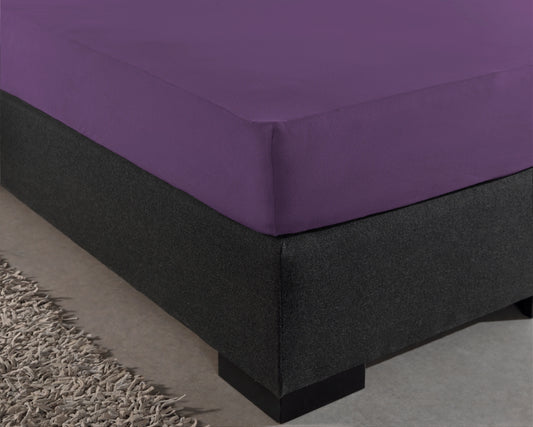 Hoeslaken Jersey - Paars