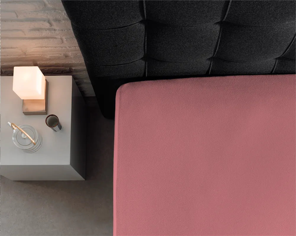Hoeslaken Jersey - Roze