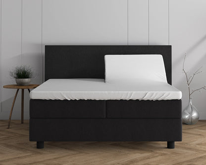 Hoeslaken Splittopper Dubbel Jersey - Wit