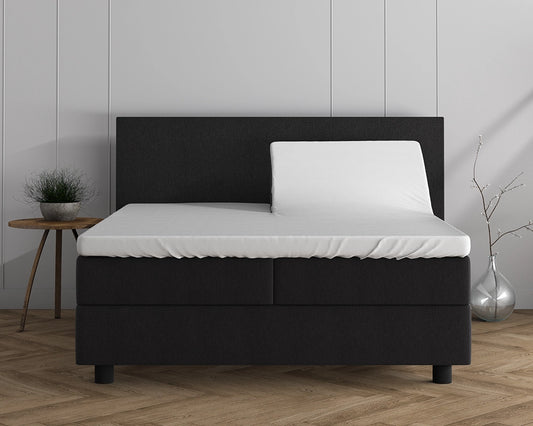 Hoeslaken Splittopper Dubbel Jersey - Wit