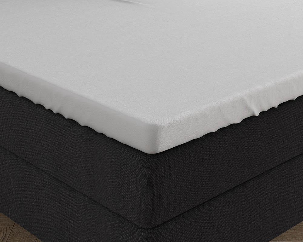 Hoeslaken Splittopper Dubbel Jersey - Wit