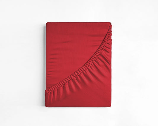 Hoeslaken Katoen - Rood