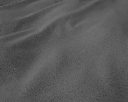 Kussenslopen Flanel - Antraciet (2 stuks)