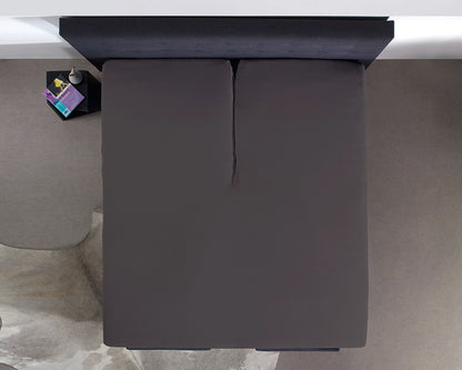 Hoeslaken Splittopper Katoen - Antraciet