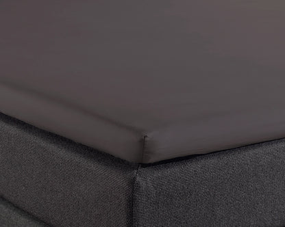 Hoeslaken Splittopper Katoen - Antraciet