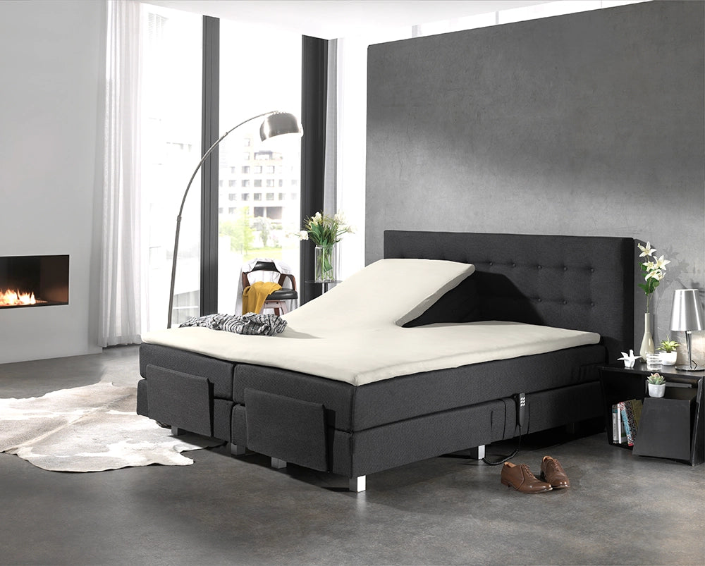 Hoeslaken Splittopper Katoen - Crème