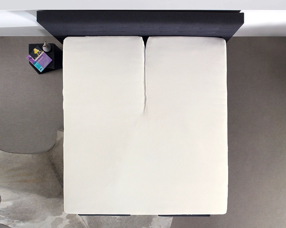 Hoeslaken Splittopper Katoen - Crème