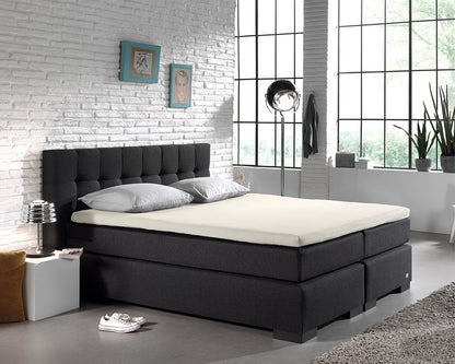 Hoeslaken Splittopper Katoen - Crème