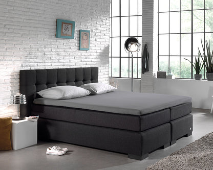 Hoeslaken Splittopper Katoen - Grijs