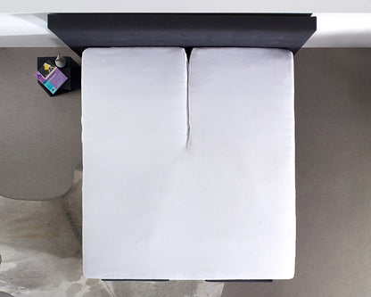 Hoeslaken Splittopper Katoen - Wit