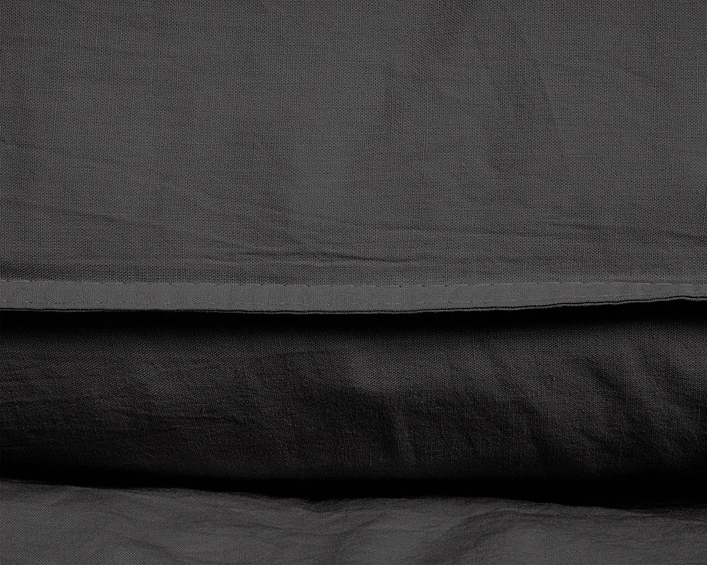Dekbedovertrek Stone Washed Antraciet