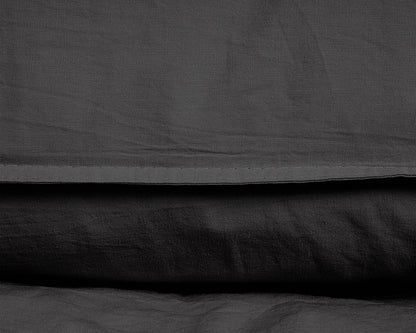 Dekbedovertrek Stone Washed Antraciet