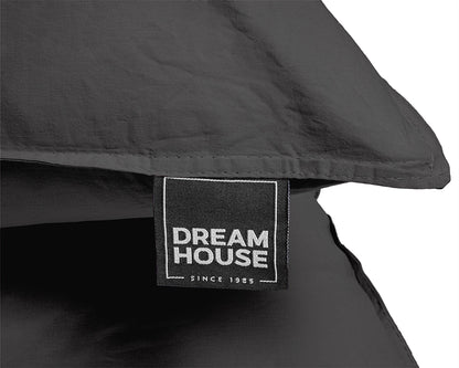 Dekbedovertrek Stone Washed Antraciet