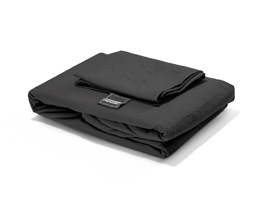 Dekbedovertrek Stone Washed Antraciet