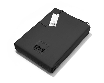 Dekbedovertrek Stone Washed Antraciet