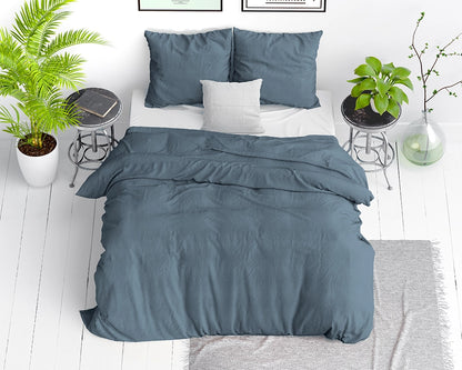 Dekbedovertrek Stone Washed Blauw