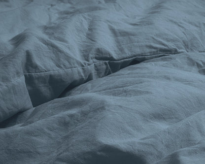 Dekbedovertrek Stone Washed Blauw